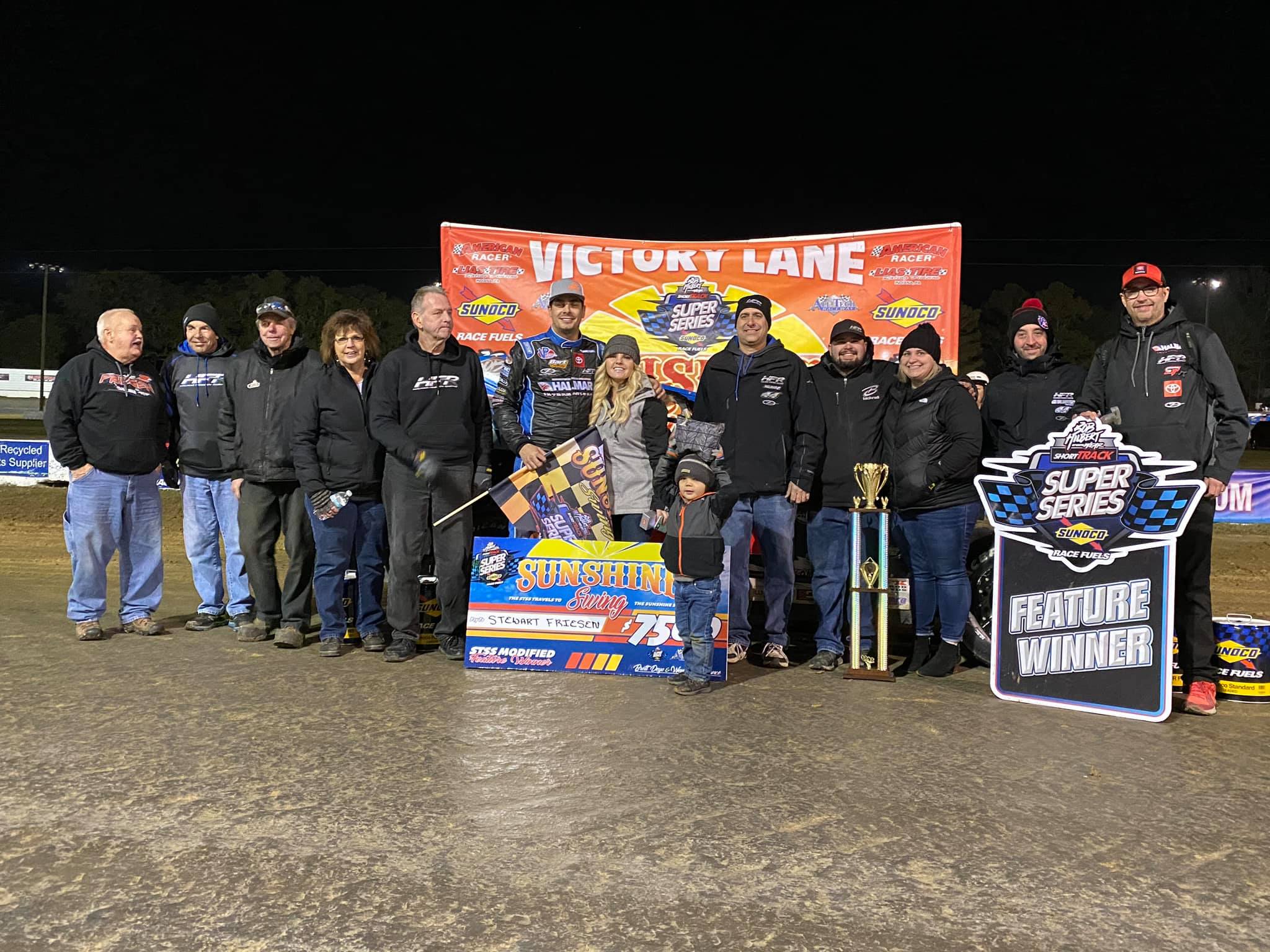 Stewart Friesen sweeps double Big Block Features at AllTech Raceway