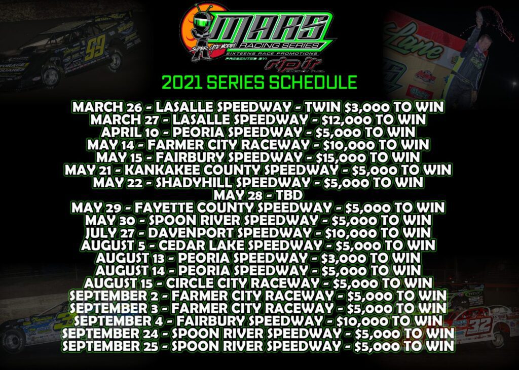 2021 Mars Racing Series Schedule Released St. Louis Racing