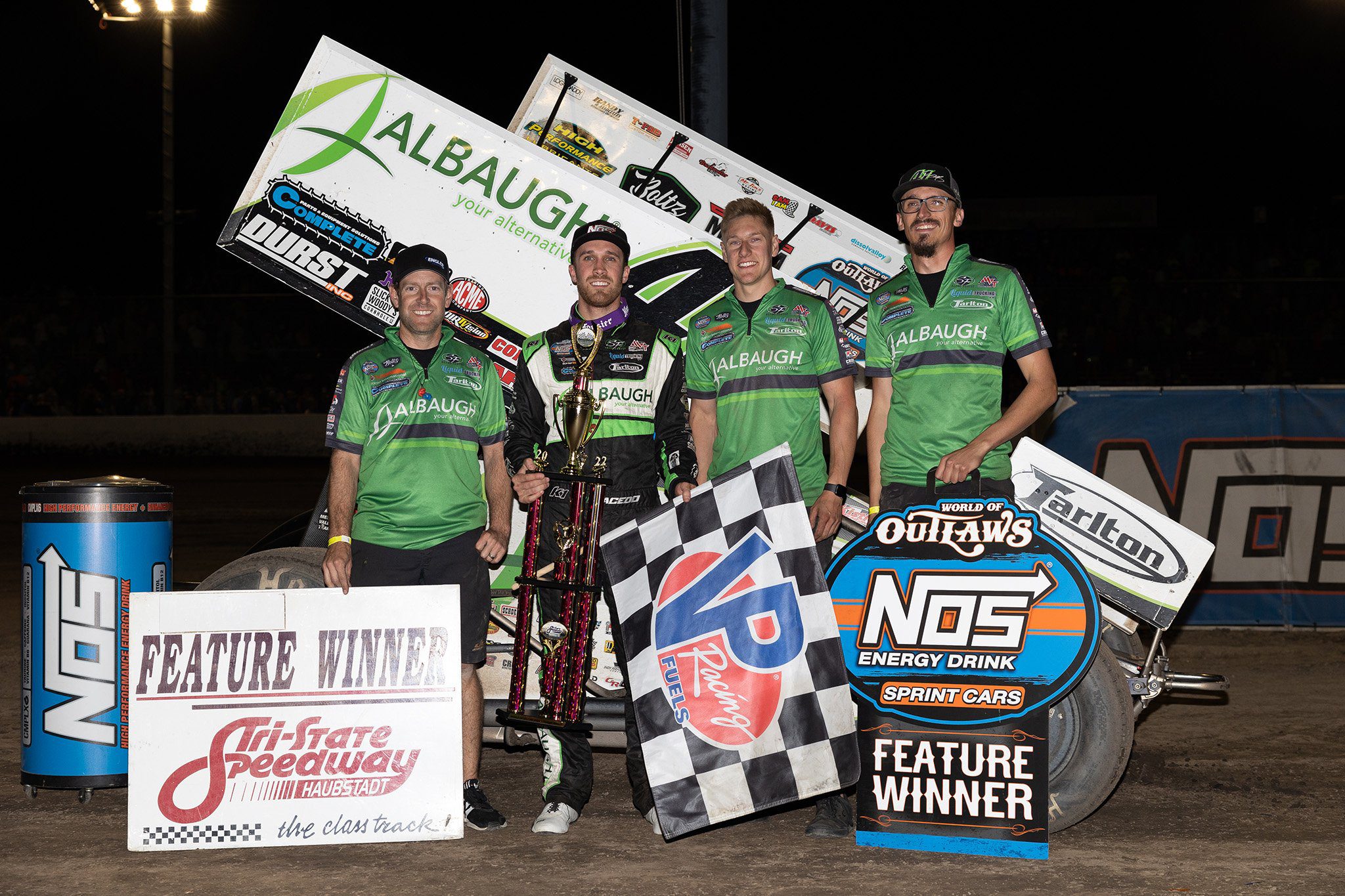 Carson Macedo Makes Haubstadt History with Another World of Outlaws Win