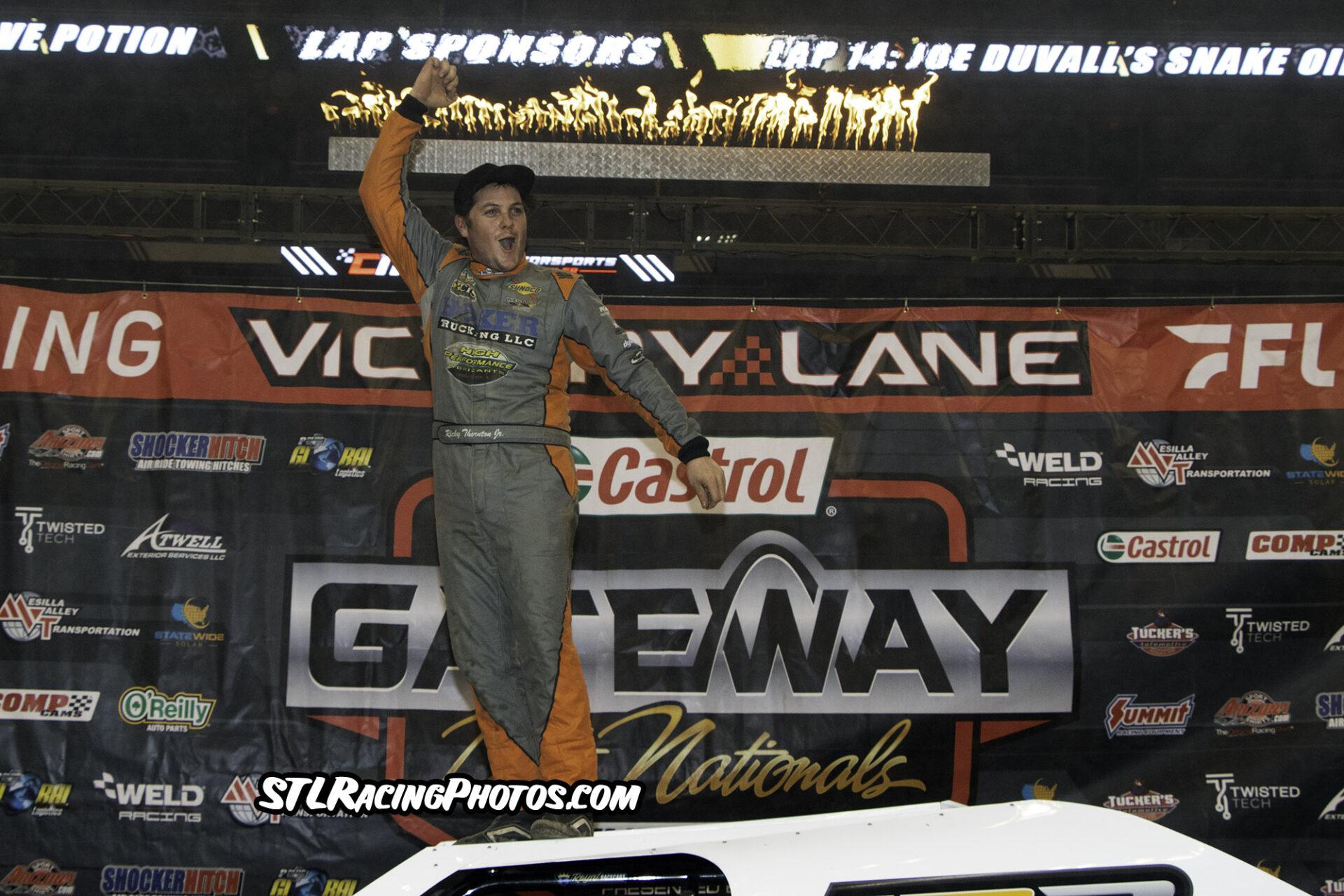 Ricky Thornton, Jr. claims Gateway Dirt Nationals Modified win! St