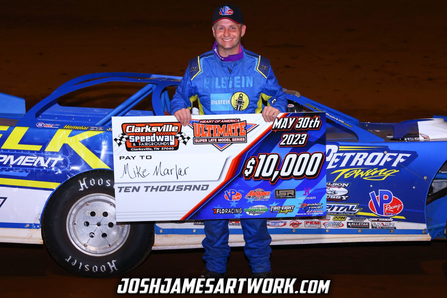 Mike Marlar takes Ultimate Late Model Series win at Clarksville Speedway! St. Louis Racing