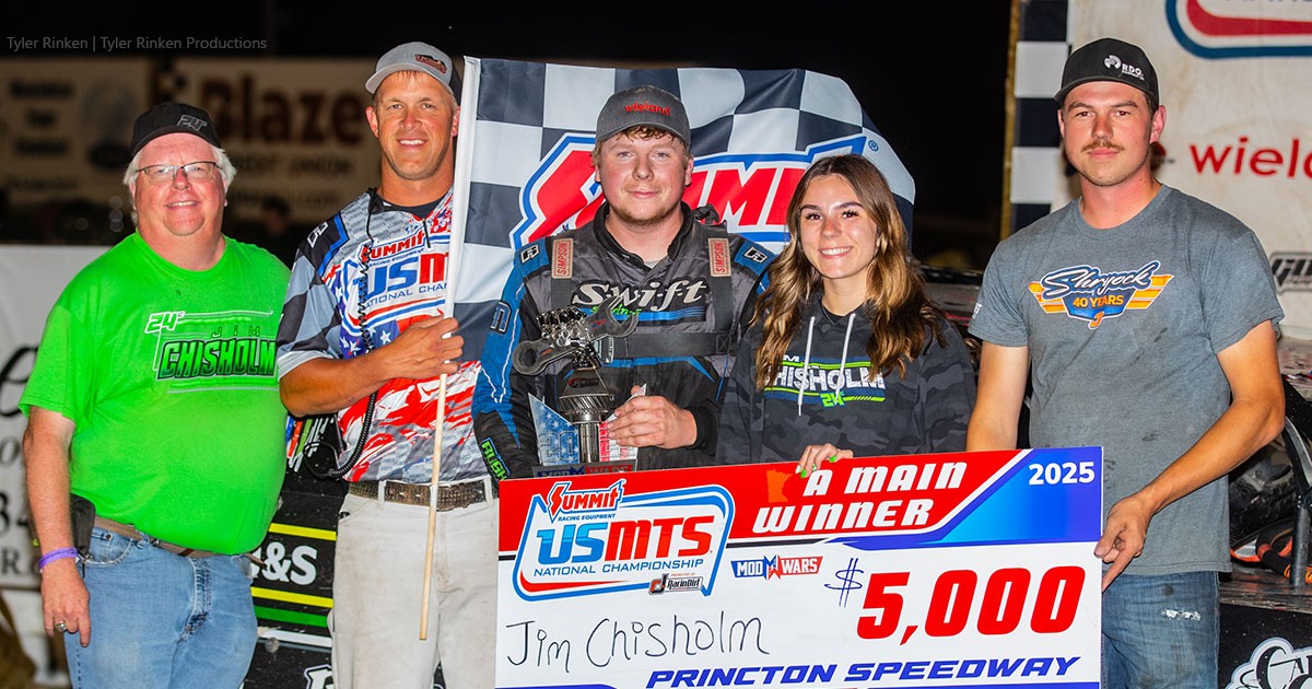 Chisholm powers to USMTS win at Princeton St Louis Racing