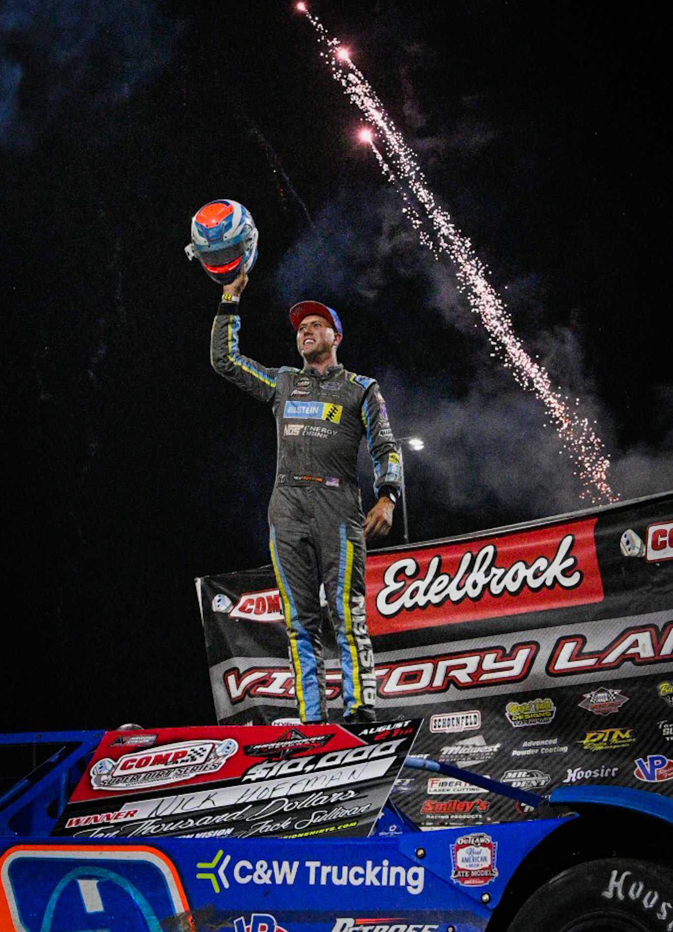 Nick Hoffman Collects CCSDS Arrowhead Speedway Thursday Checkers