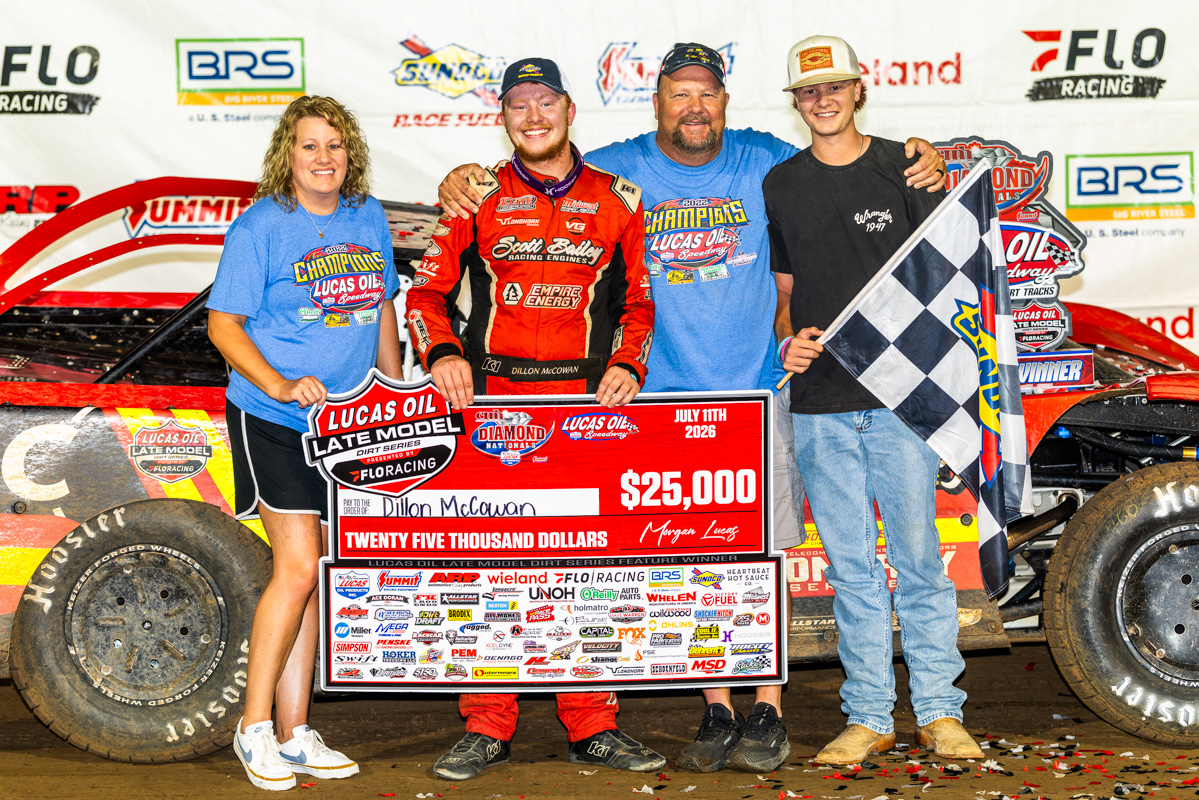 McCowan Completes Weekend Sweep at Lucas Oil Speedway - St. Louis Racing - STLRacing.com